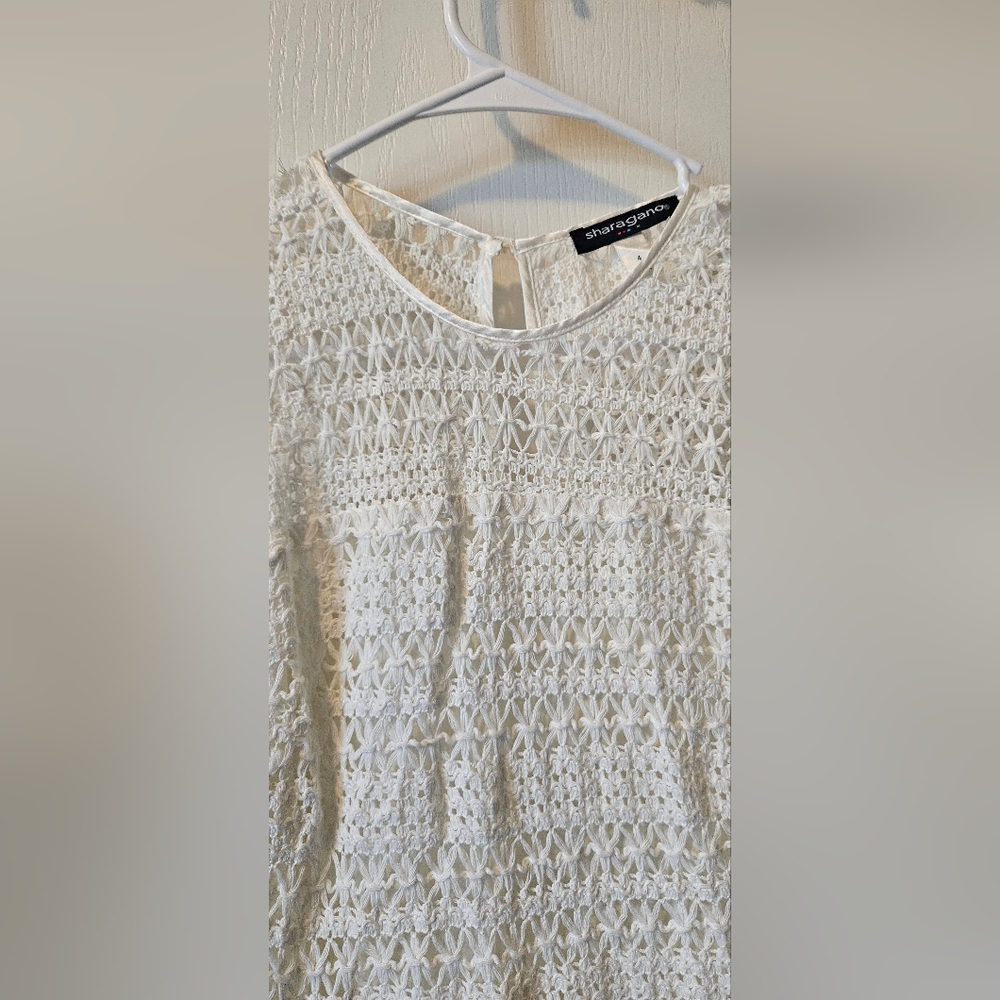 Womens white summer dress size 4 - Picture 6 of 6